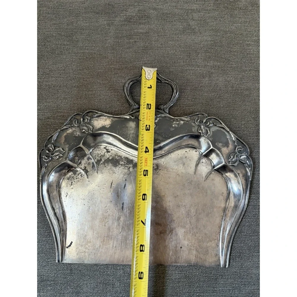Forbes Silver Co. Antique Crumb Tray Quadruple Silver Plate #95 Art Nouveau